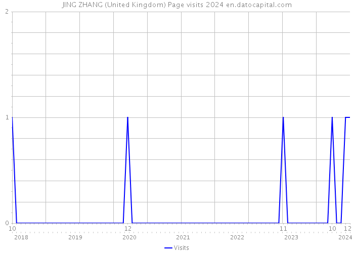 JING ZHANG (United Kingdom) Page visits 2024 