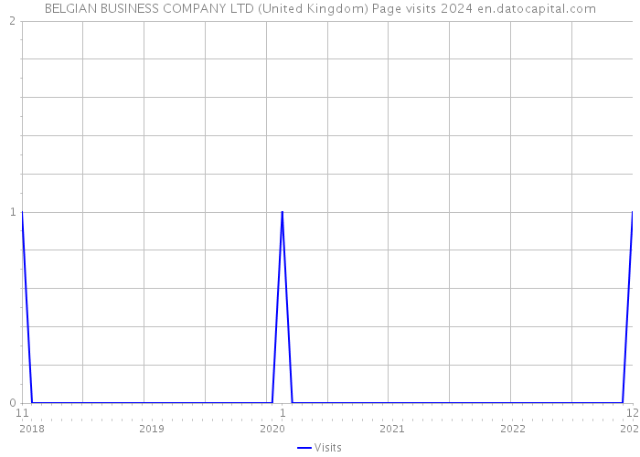 BELGIAN BUSINESS COMPANY LTD (United Kingdom) Page visits 2024 
