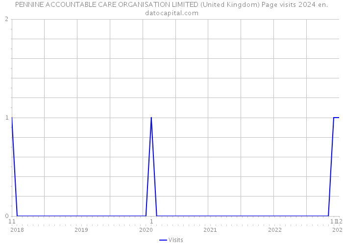 PENNINE ACCOUNTABLE CARE ORGANISATION LIMITED (United Kingdom) Page visits 2024 