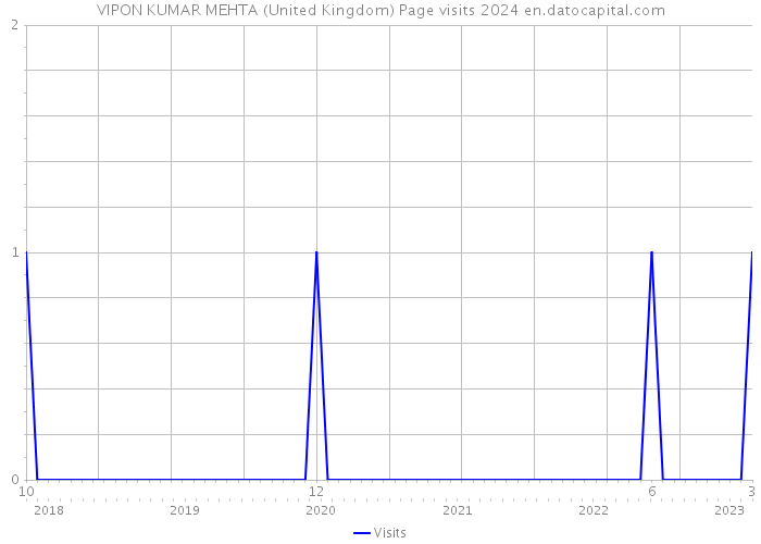 VIPON KUMAR MEHTA (United Kingdom) Page visits 2024 