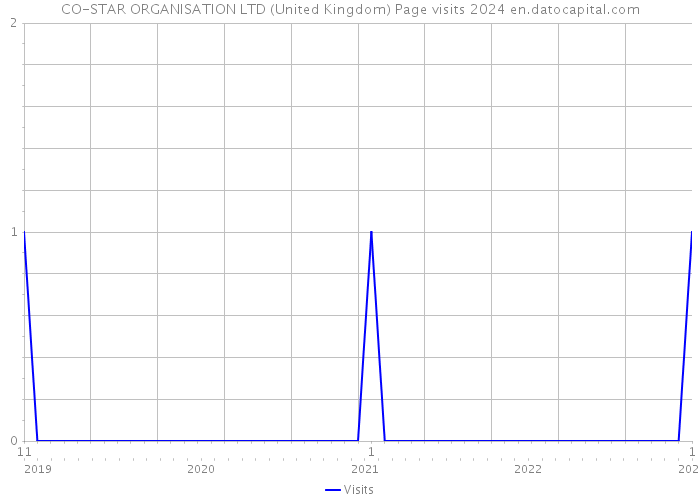 CO-STAR ORGANISATION LTD (United Kingdom) Page visits 2024 
