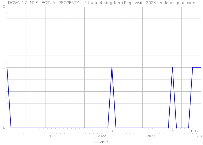 DOWNING INTELLECTUAL PROPERTY LLP (United Kingdom) Page visits 2024 