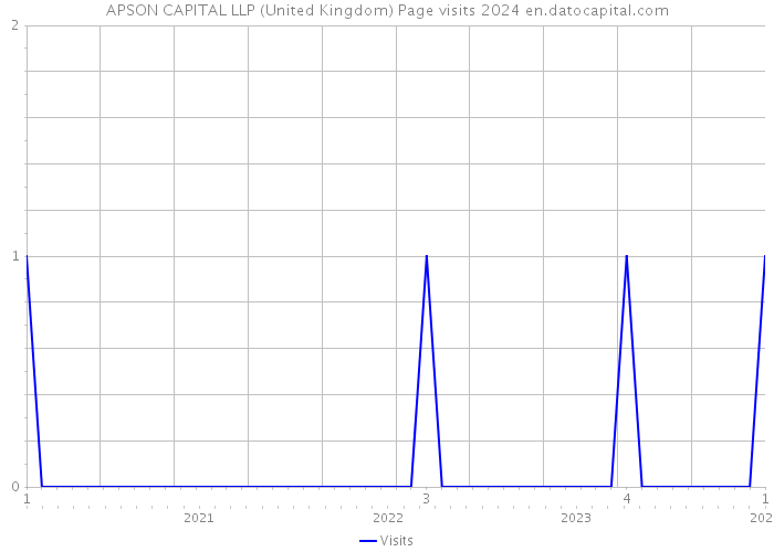 APSON CAPITAL LLP (United Kingdom) Page visits 2024 