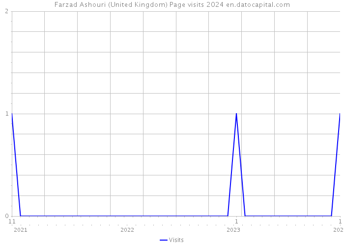 Farzad Ashouri (United Kingdom) Page visits 2024 