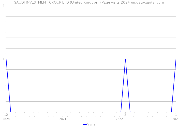 SAUDI INVESTMENT GROUP LTD (United Kingdom) Page visits 2024 