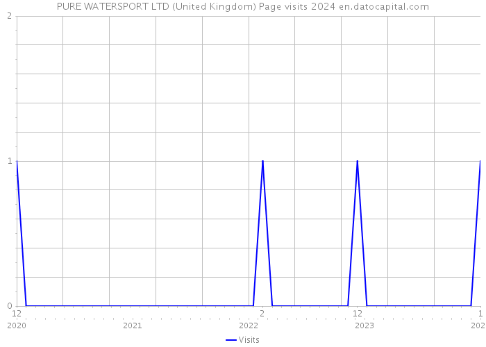 PURE WATERSPORT LTD (United Kingdom) Page visits 2024 