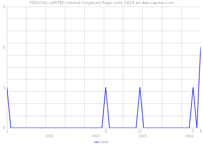 FIDUCIAL LIMITED (United Kingdom) Page visits 2024 