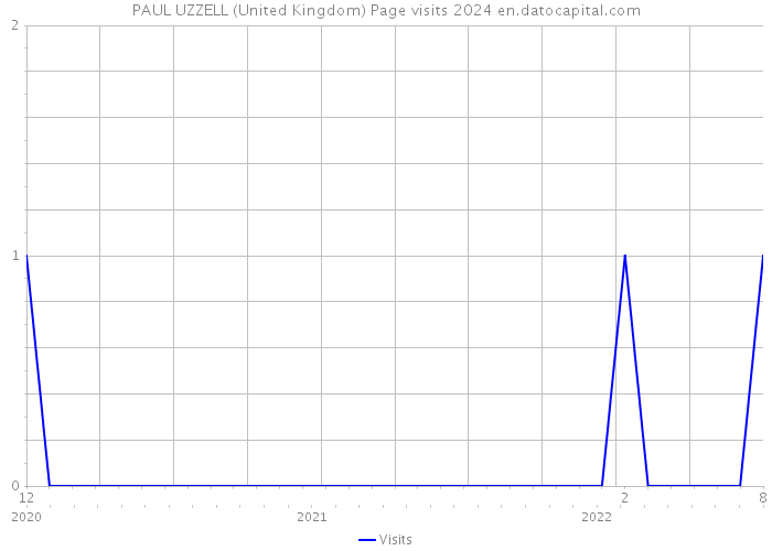 PAUL UZZELL (United Kingdom) Page visits 2024 