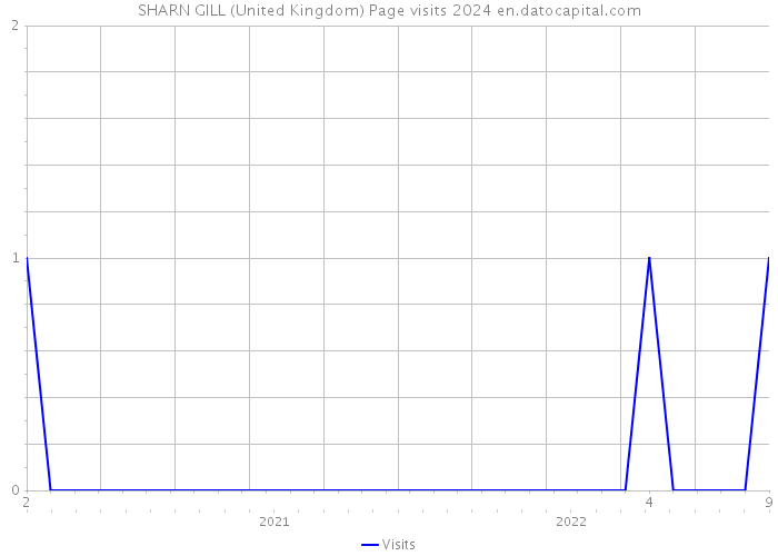 SHARN GILL (United Kingdom) Page visits 2024 