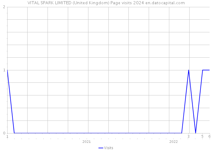VITAL SPARK LIMITED (United Kingdom) Page visits 2024 