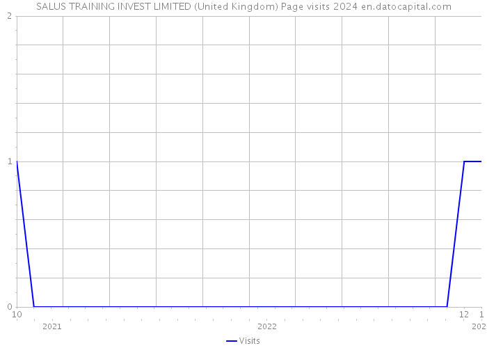 SALUS TRAINING INVEST LIMITED (United Kingdom) Page visits 2024 