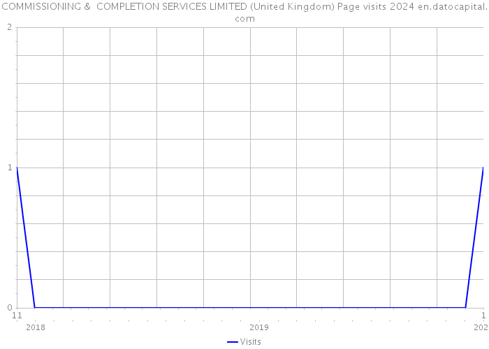 COMMISSIONING & COMPLETION SERVICES LIMITED (United Kingdom) Page visits 2024 