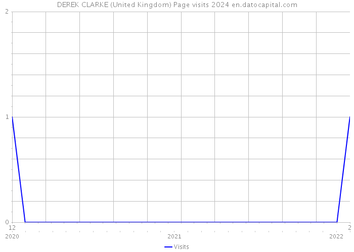 DEREK CLARKE (United Kingdom) Page visits 2024 