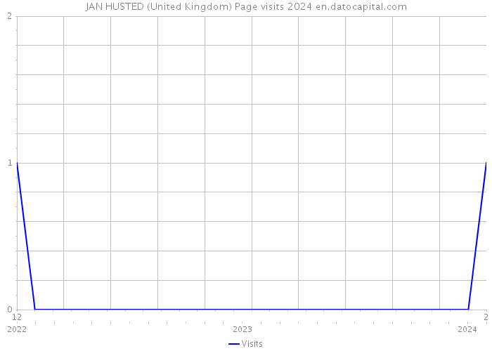 JAN HUSTED (United Kingdom) Page visits 2024 