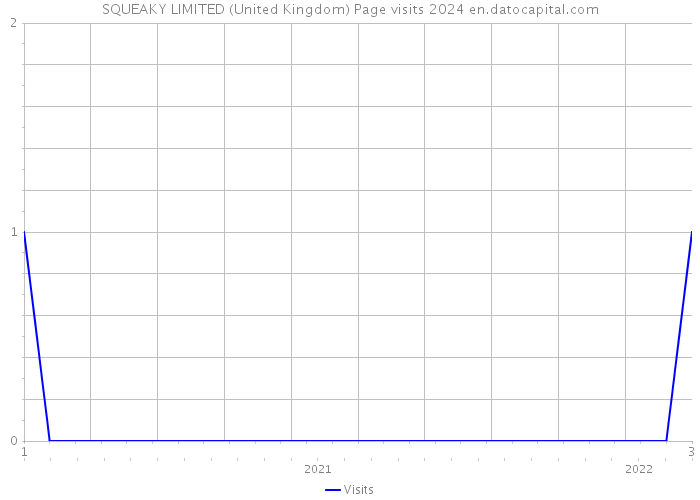 SQUEAKY LIMITED (United Kingdom) Page visits 2024 