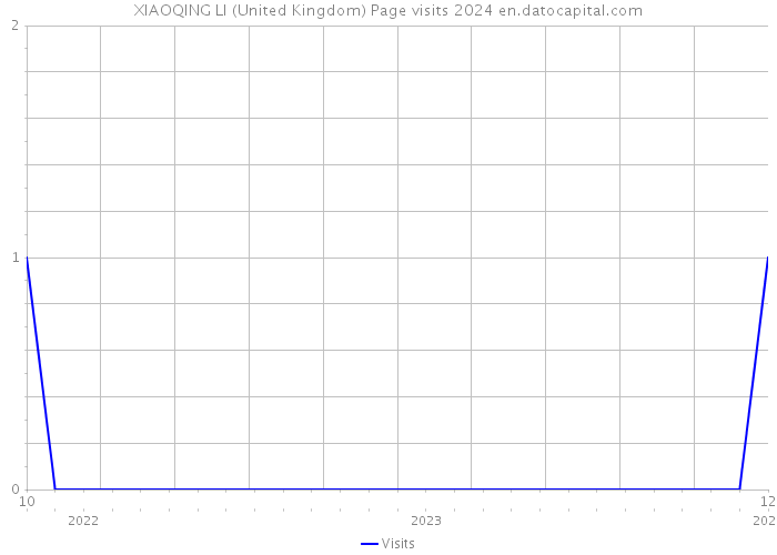 XIAOQING LI (United Kingdom) Page visits 2024 