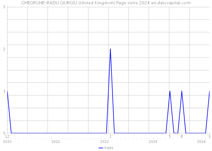 GHEORGHE-RADU GIURGIU (United Kingdom) Page visits 2024 