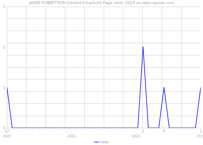 JAMIE ROBERTSON (United Kingdom) Page visits 2024 