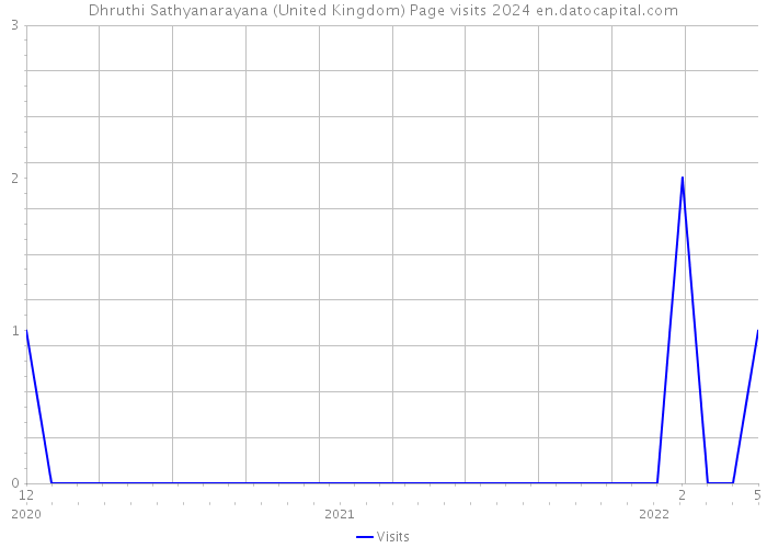 Dhruthi Sathyanarayana (United Kingdom) Page visits 2024 