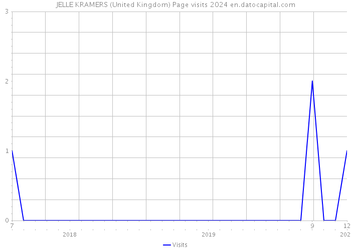 JELLE KRAMERS (United Kingdom) Page visits 2024 