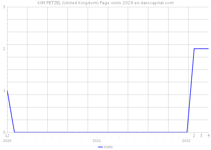 KIM PETZEL (United Kingdom) Page visits 2024 