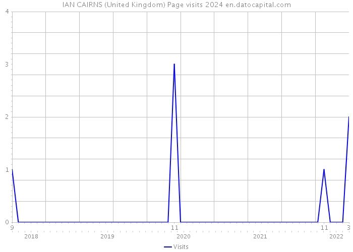 IAN CAIRNS (United Kingdom) Page visits 2024 