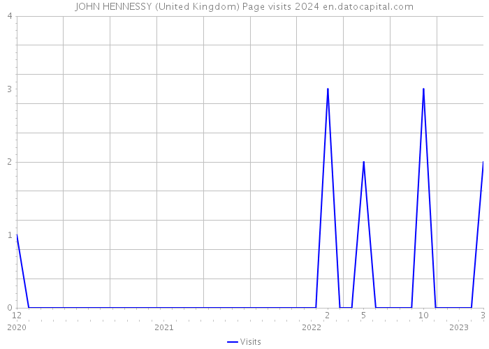 JOHN HENNESSY (United Kingdom) Page visits 2024 