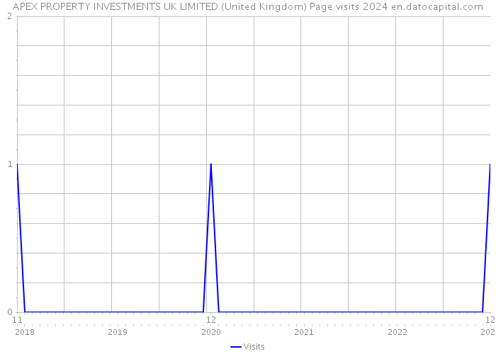 APEX PROPERTY INVESTMENTS UK LIMITED (United Kingdom) Page visits 2024 