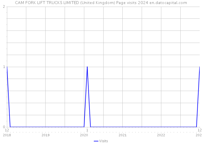 CAM FORK LIFT TRUCKS LIMITED (United Kingdom) Page visits 2024 