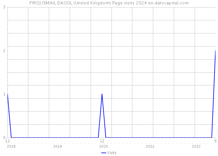 FIROJ ISMAIL DAGOL (United Kingdom) Page visits 2024 