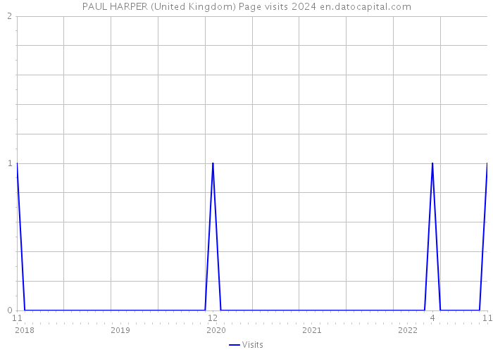 PAUL HARPER (United Kingdom) Page visits 2024 