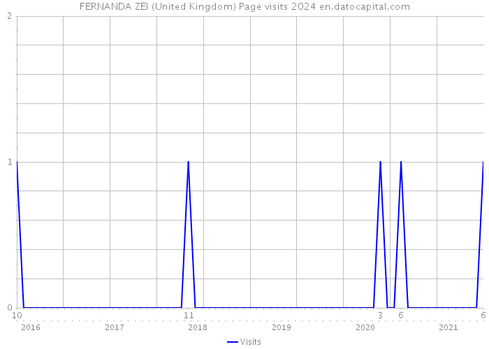 FERNANDA ZEI (United Kingdom) Page visits 2024 