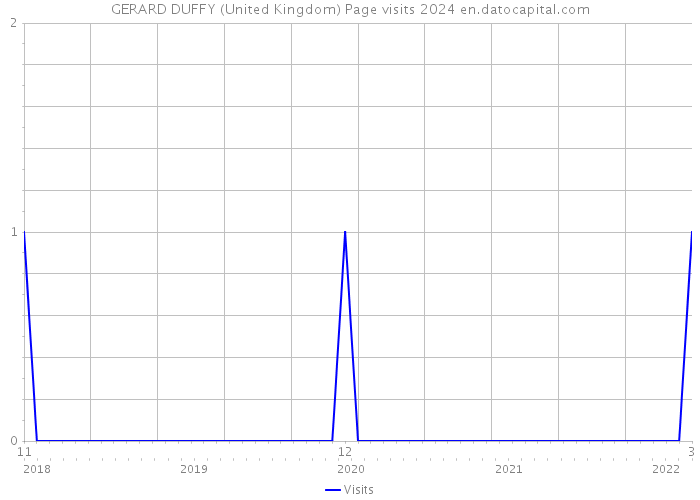 GERARD DUFFY (United Kingdom) Page visits 2024 