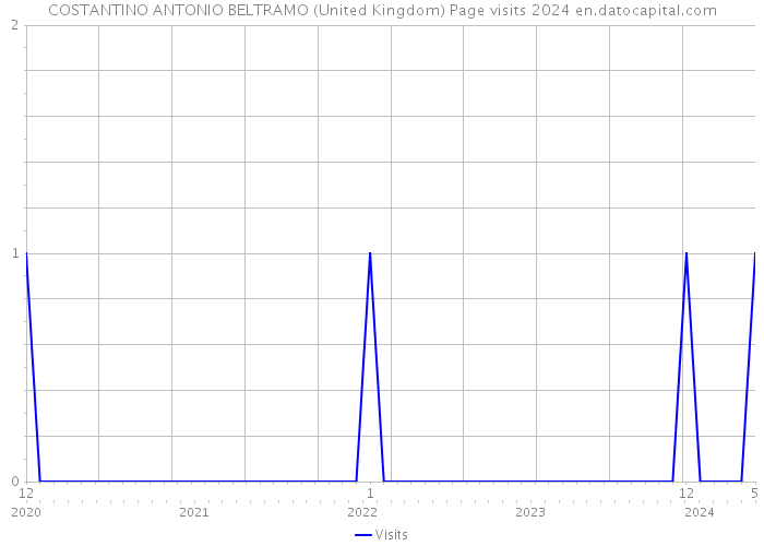 COSTANTINO ANTONIO BELTRAMO (United Kingdom) Page visits 2024 