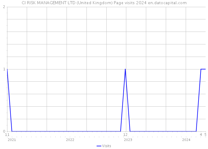 CI RISK MANAGEMENT LTD (United Kingdom) Page visits 2024 