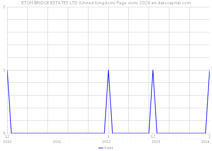 ETON BRIDGE ESTATES LTD (United Kingdom) Page visits 2024 