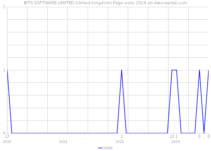 BITS SOFTWARE LIMITED (United Kingdom) Page visits 2024 