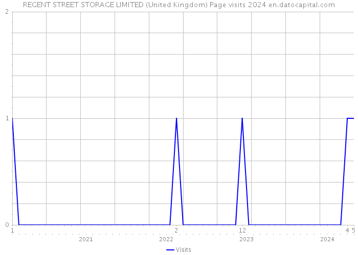REGENT STREET STORAGE LIMITED (United Kingdom) Page visits 2024 