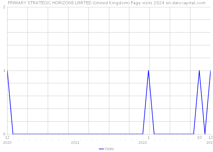 PRIMARY STRATEGIC HORIZONS LIMITED (United Kingdom) Page visits 2024 