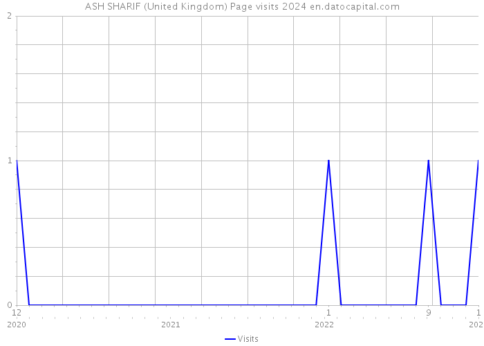 ASH SHARIF (United Kingdom) Page visits 2024 