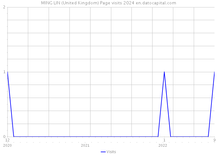 MING LIN (United Kingdom) Page visits 2024 