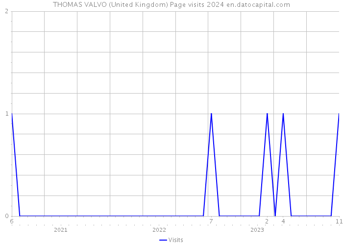 THOMAS VALVO (United Kingdom) Page visits 2024 