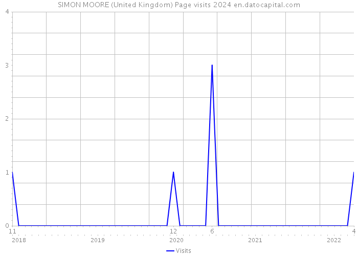 SIMON MOORE (United Kingdom) Page visits 2024 