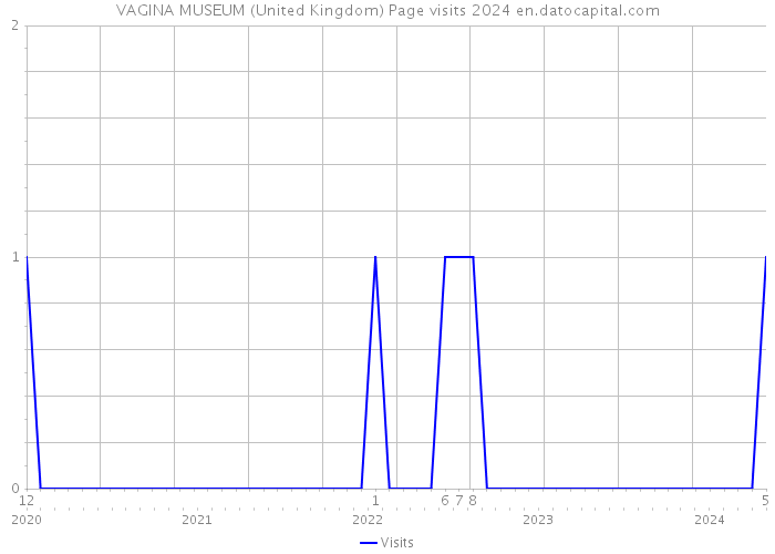 VAGINA MUSEUM (United Kingdom) Page visits 2024 