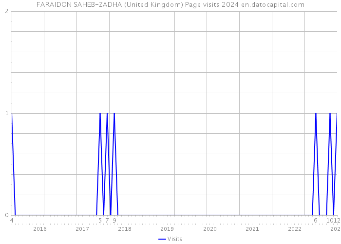 FARAIDON SAHEB-ZADHA (United Kingdom) Page visits 2024 