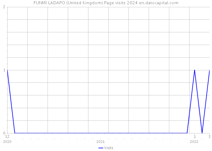 FUNMI LADAPO (United Kingdom) Page visits 2024 