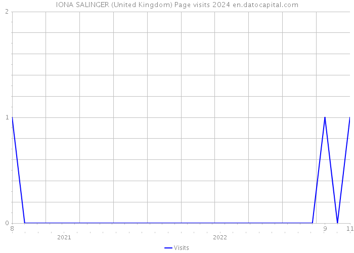 IONA SALINGER (United Kingdom) Page visits 2024 