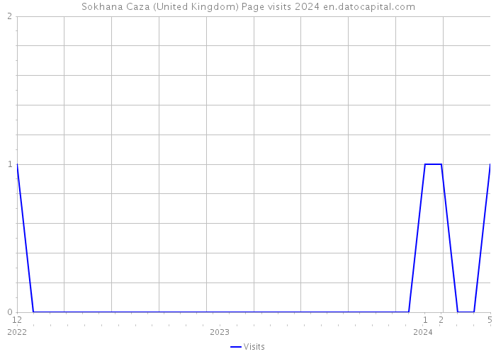 Sokhana Caza (United Kingdom) Page visits 2024 