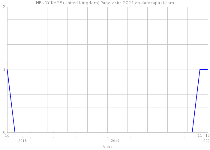 HENRY KAYE (United Kingdom) Page visits 2024 