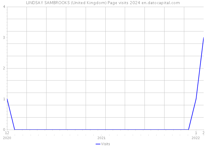 LINDSAY SAMBROOKS (United Kingdom) Page visits 2024 
